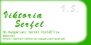 viktoria serfel business card